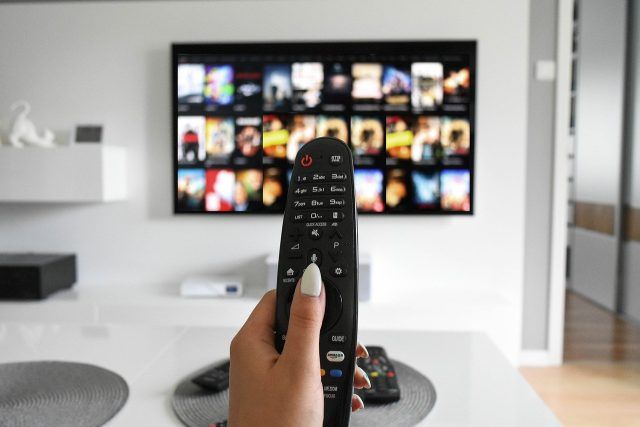 remote control and tv